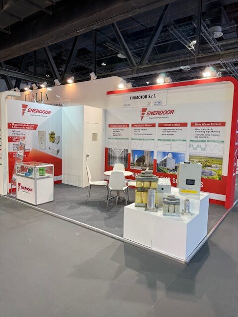 Enerdoor stand at Middle East Energy 2026 Dubai showcasing power quality and EMC solutions