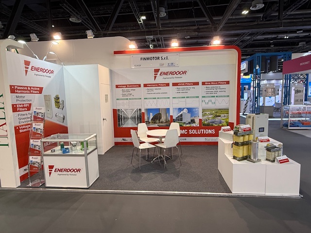 Industrial EMC compliance and harmonic filter solutions presented by Enerdoor at Middle East Energy